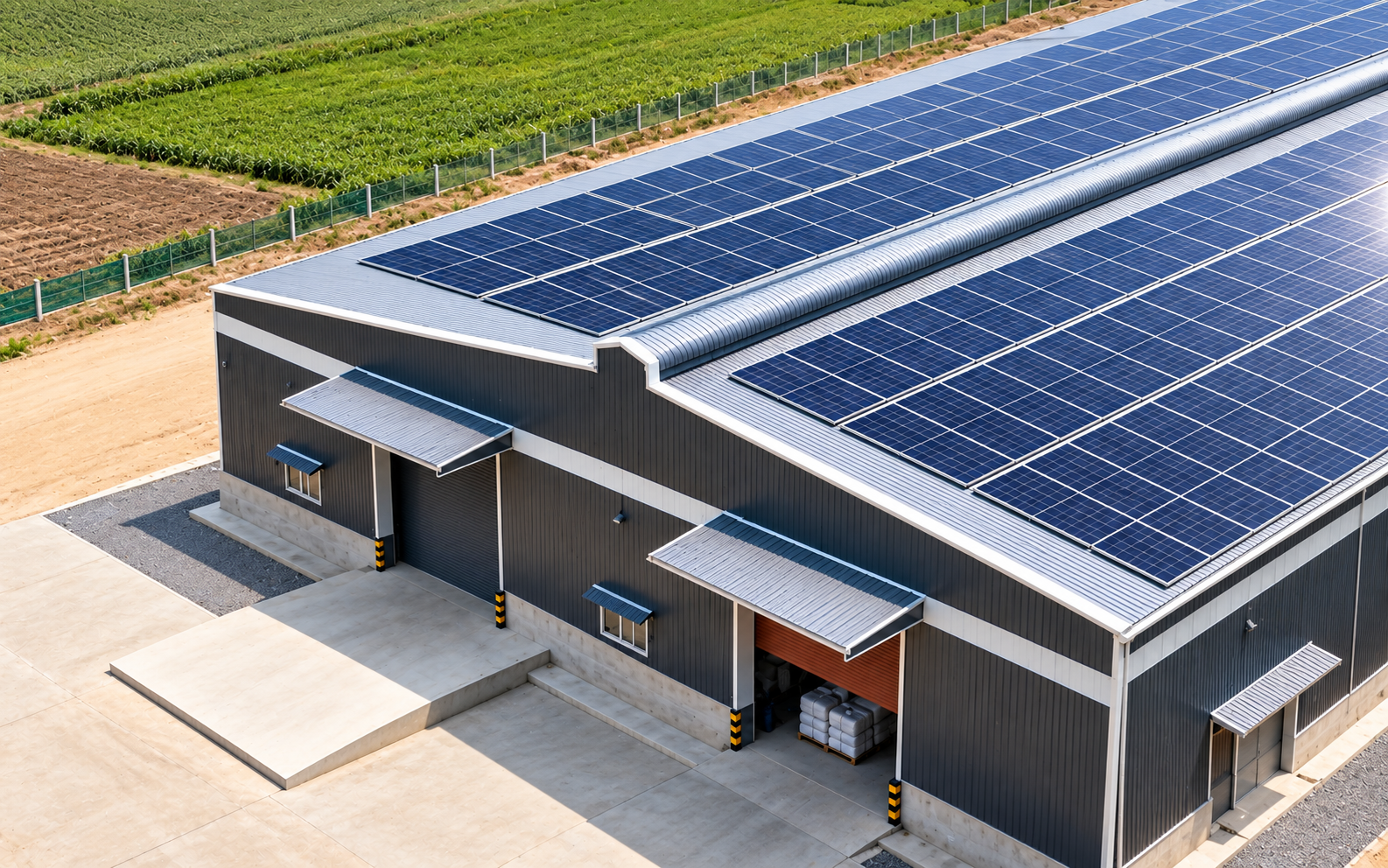 Solar rooftop at Spinram mill